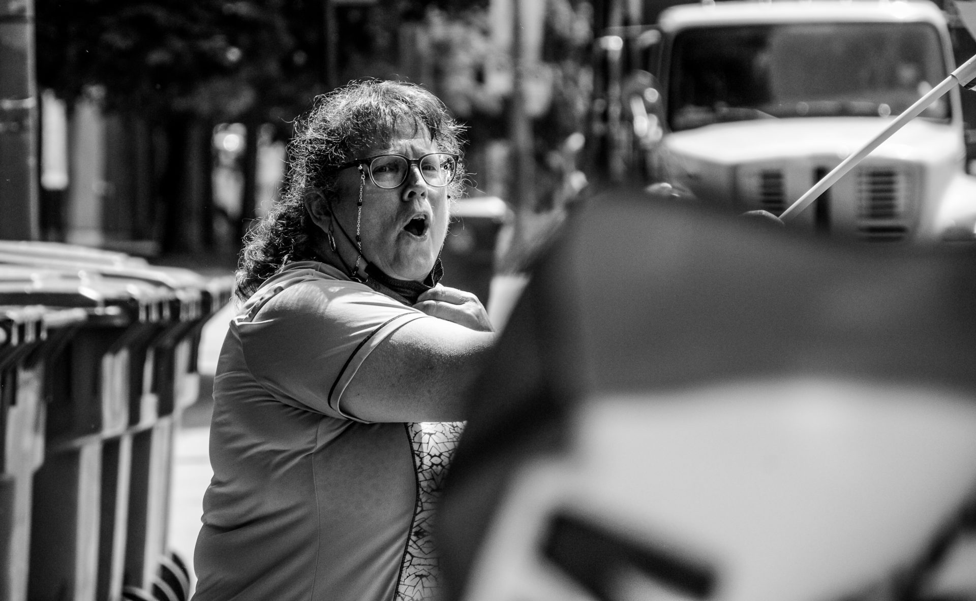 Galerie reportage grève Michel Gauthier photographe