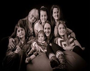 Michel Gauthier photographe famille grand-mere